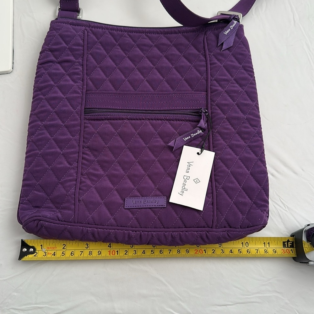 Vera Bradley Elderberry purple quilted Hipster crossbody bag - Picture 5 of 12